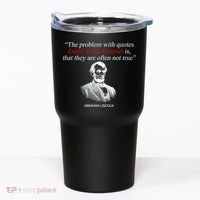 Autor Writer Writing Abraham Lincoln Funny Journalist Gift Tumbler thumb 0