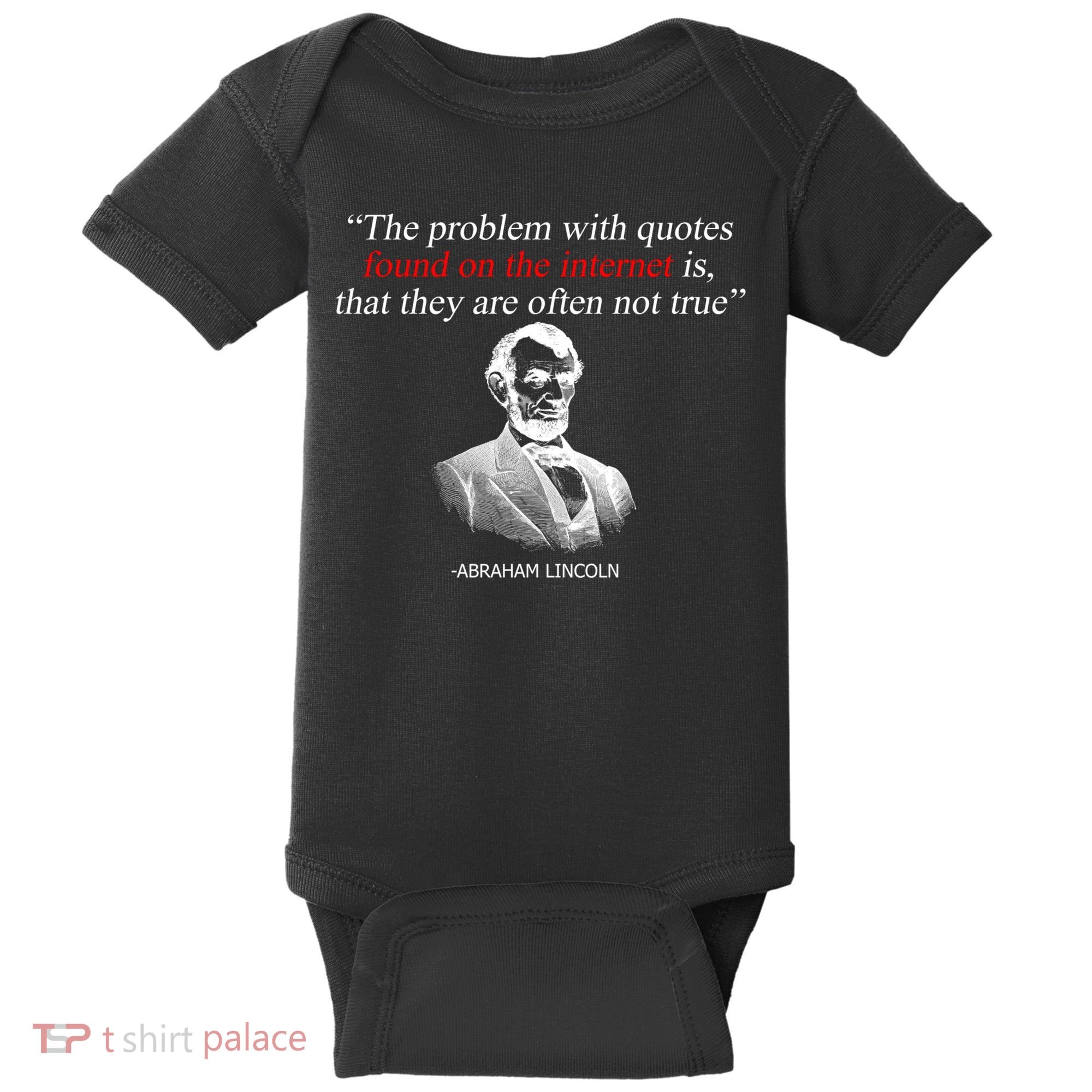 Autor Writer Writing Abraham Lincoln Funny Journalist Gift Baby Bodysuit