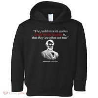 Autor Writer Writing Abraham Lincoln Funny Journalist Gift Toddler Hoodie thumb 0
