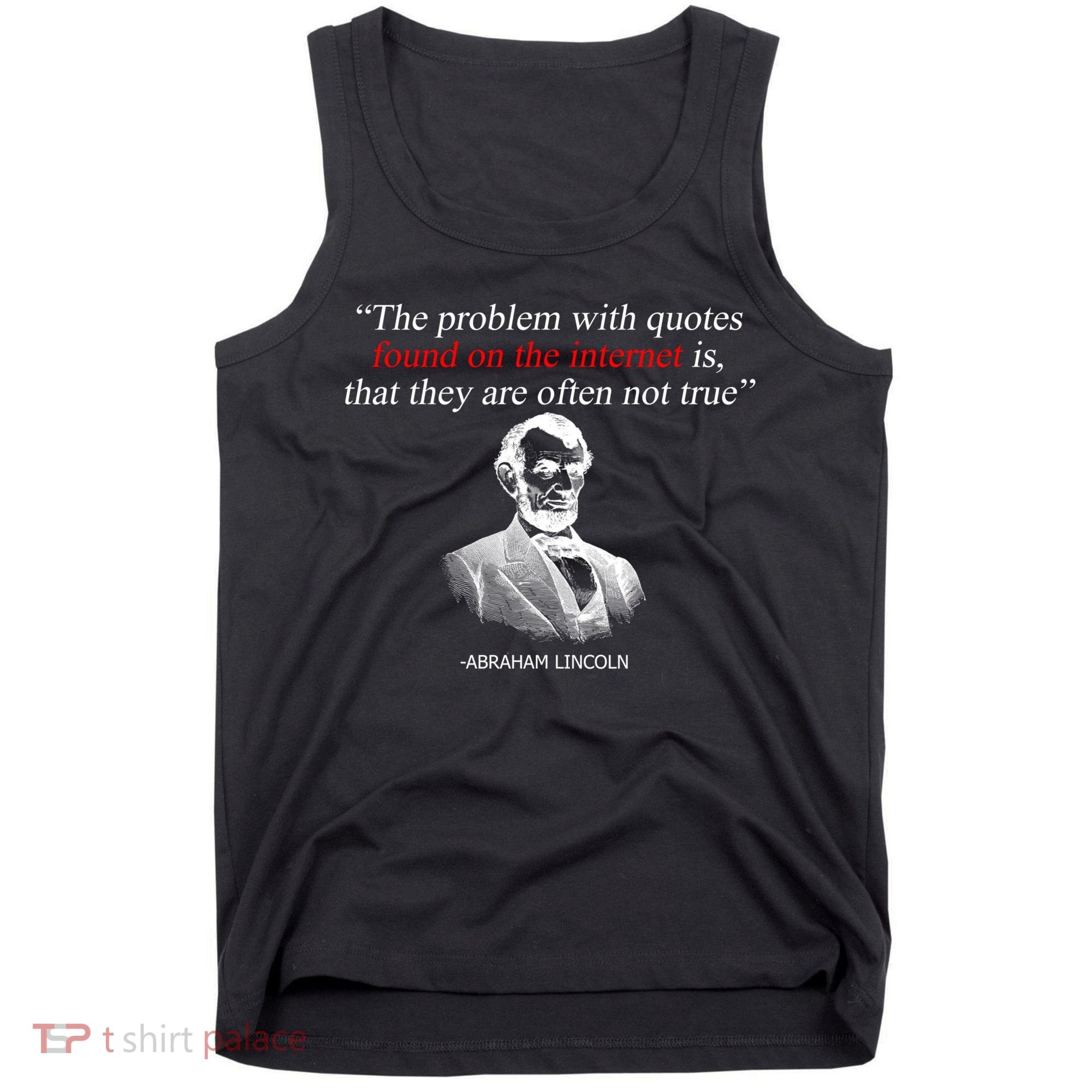 Autor Writer Writing Abraham Lincoln Funny Journalist Gift Tank Top
