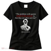 Autor Writer Writing Abraham Lincoln Funny Journalist Gift Women's T-Shirt thumb 0