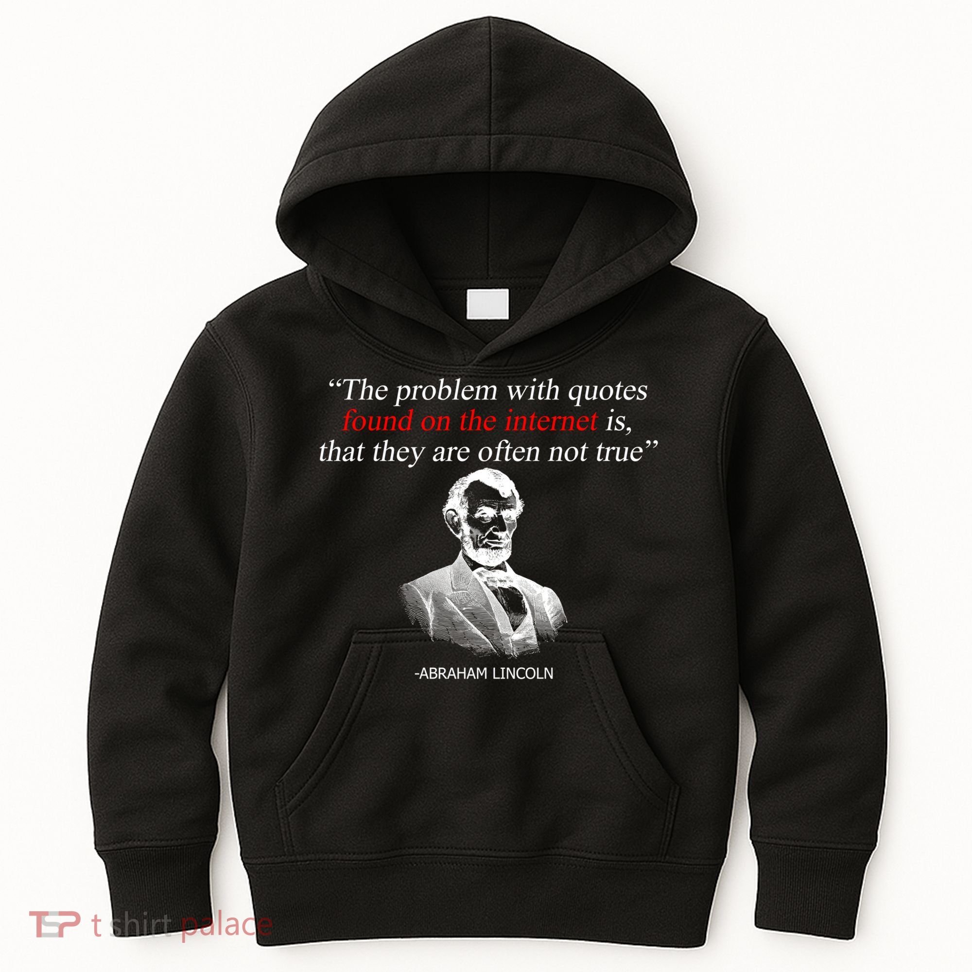 Autor Writer Writing Abraham Lincoln Funny Journalist Gift Kids Hoodie