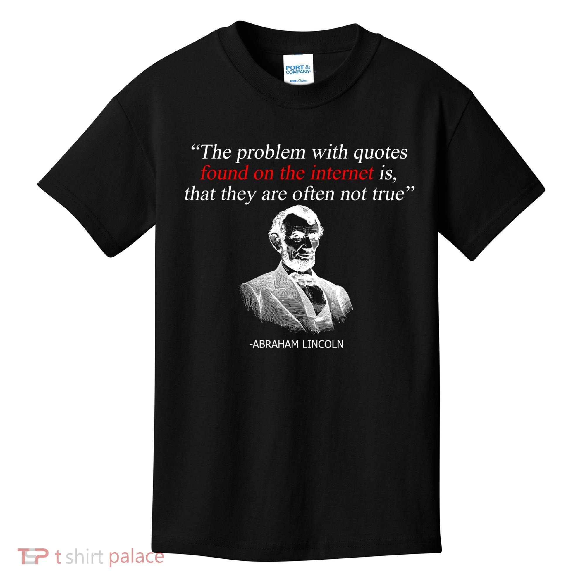 Autor Writer Writing Abraham Lincoln Funny Journalist Gift Kids T-Shirt