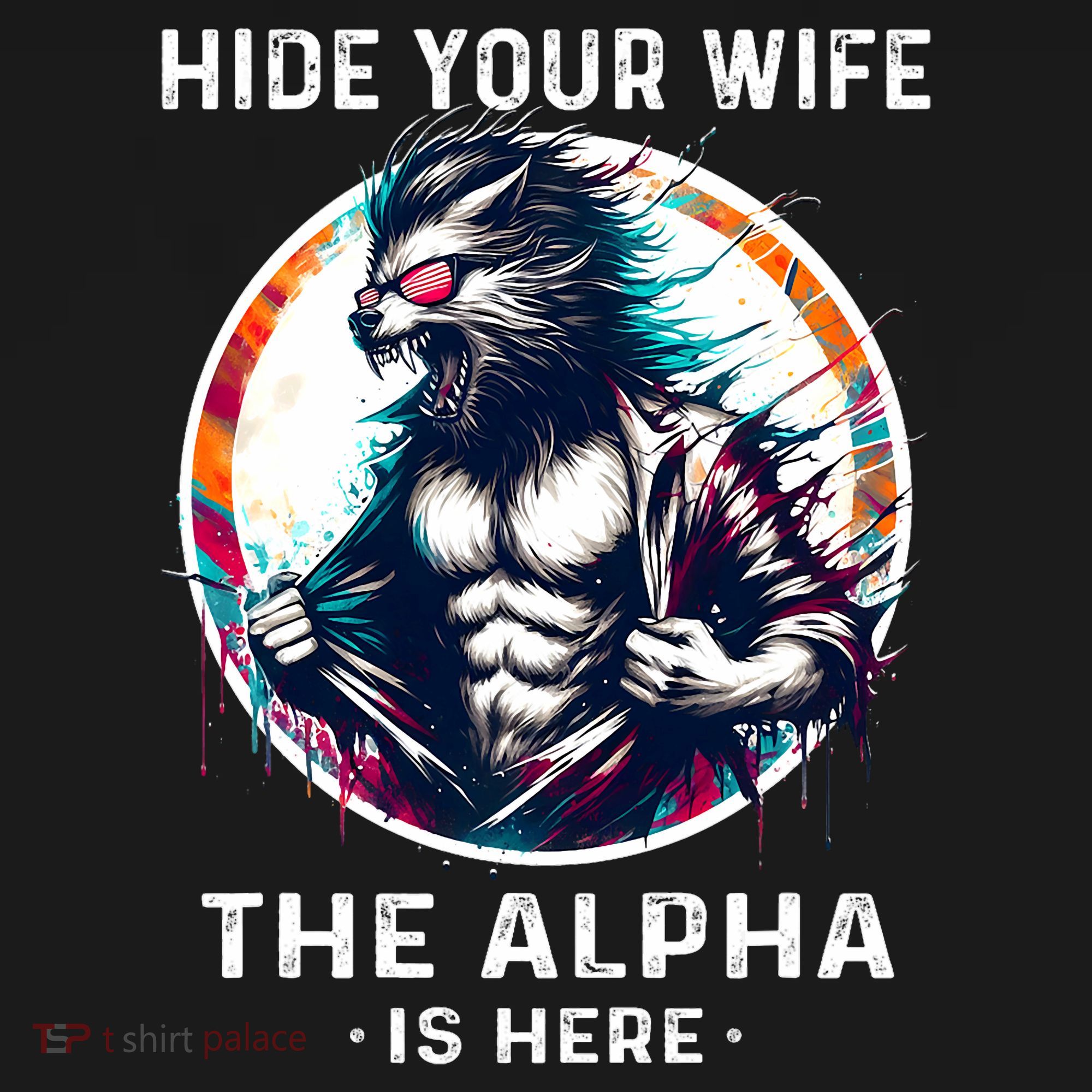 Alpha Wolf Werewolf Meme For Wolf Meme Hide Your Wife The Alpha Is Here Tote Bag