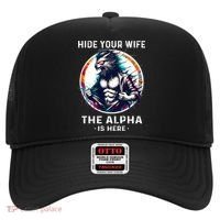 Alpha Wolf Werewolf Meme For Wolf Meme Hide Your Wife The Alpha Is Here Hat thumb 0