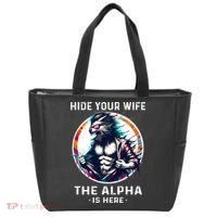 Alpha Wolf Werewolf Meme For Wolf Meme Hide Your Wife The Alpha Is Here Tote Bag thumb 0