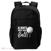 Always Wash Your Balls Golf Funny Golfing Sport Lover Backpack thumb 0