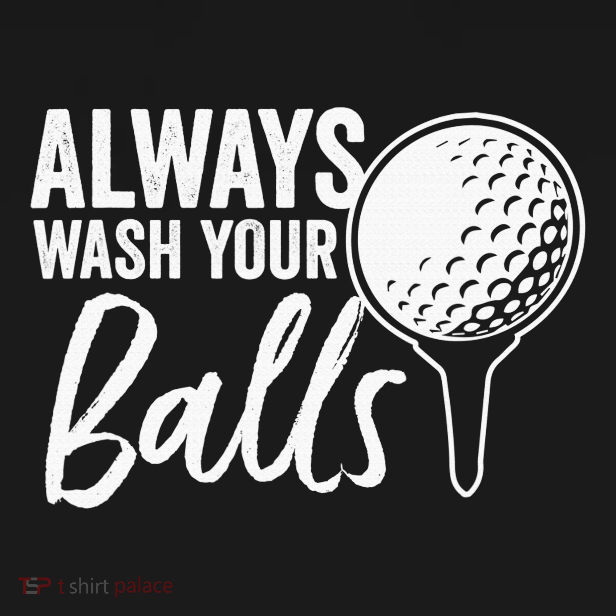 Always Wash Your Balls Golf Funny Golfing Sport Lover Women's Hoodie