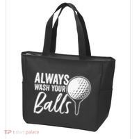 Always Wash Your Balls Golf Funny Golfing Sport Lover Tote Bag thumb 3