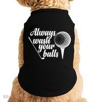 Always Wash Your Balls Golf Trendsport Doggie Tank thumb 0