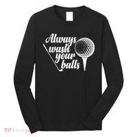 Always Wash Your Balls Golf Trendsport Long Sleeve Shirt thumb 0