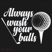 Always Wash Your Balls Golf Trendsport Mousepad thumb 1