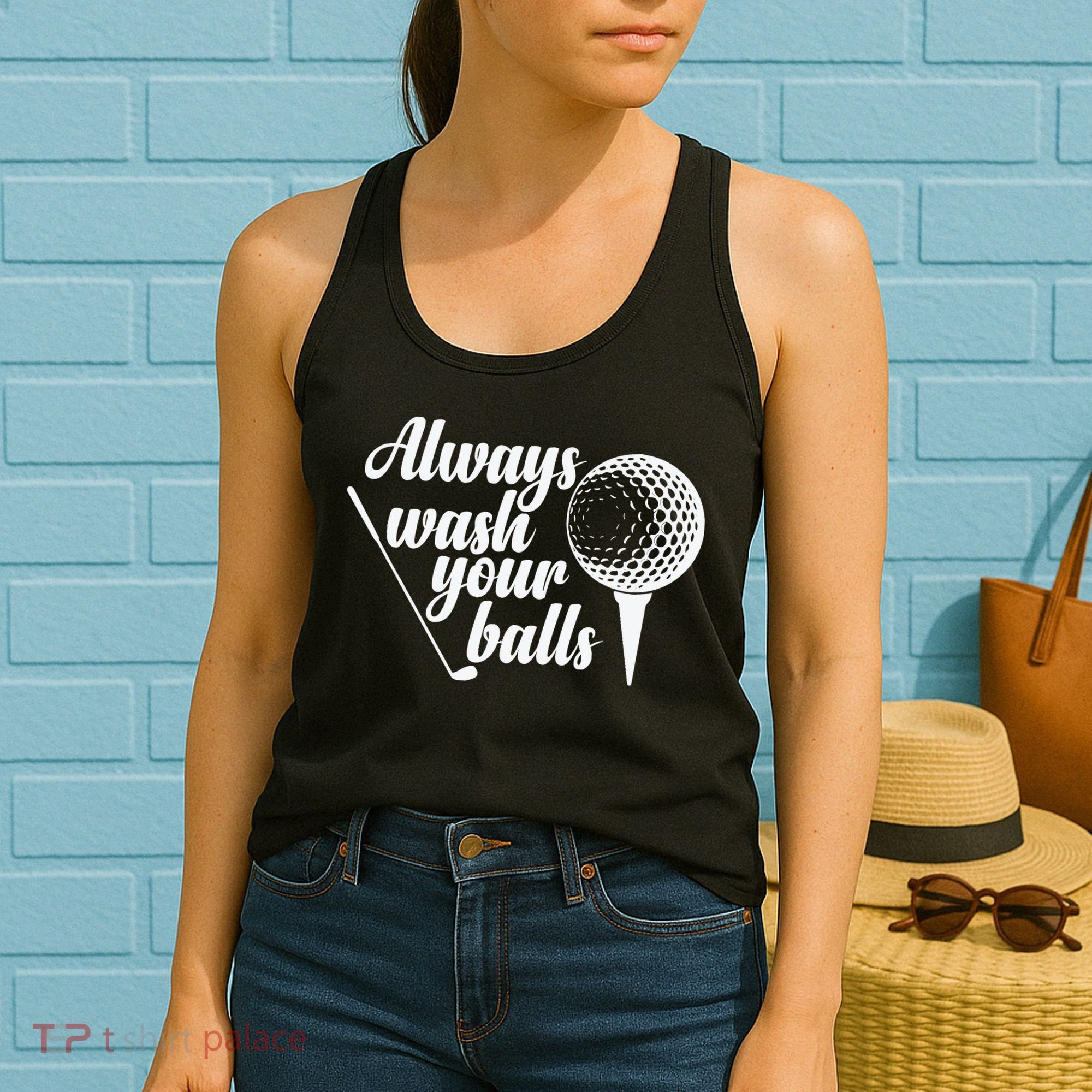 Always Wash Your Balls Golf Trendsport Women's Tank Top