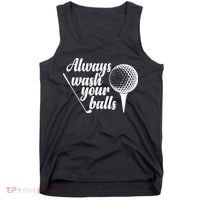 Always Wash Your Balls Golf Trendsport Tank Top thumb 0