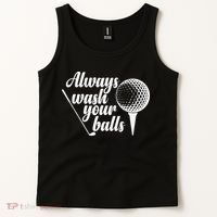 Always Wash Your Balls Golf Trendsport Tank Top thumb 2