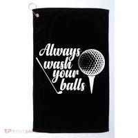 Always Wash Your Balls Golf Trendsport Golf Towel thumb 0
