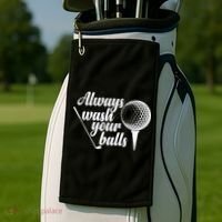 Always Wash Your Balls Golf Trendsport Golf Towel thumb 2