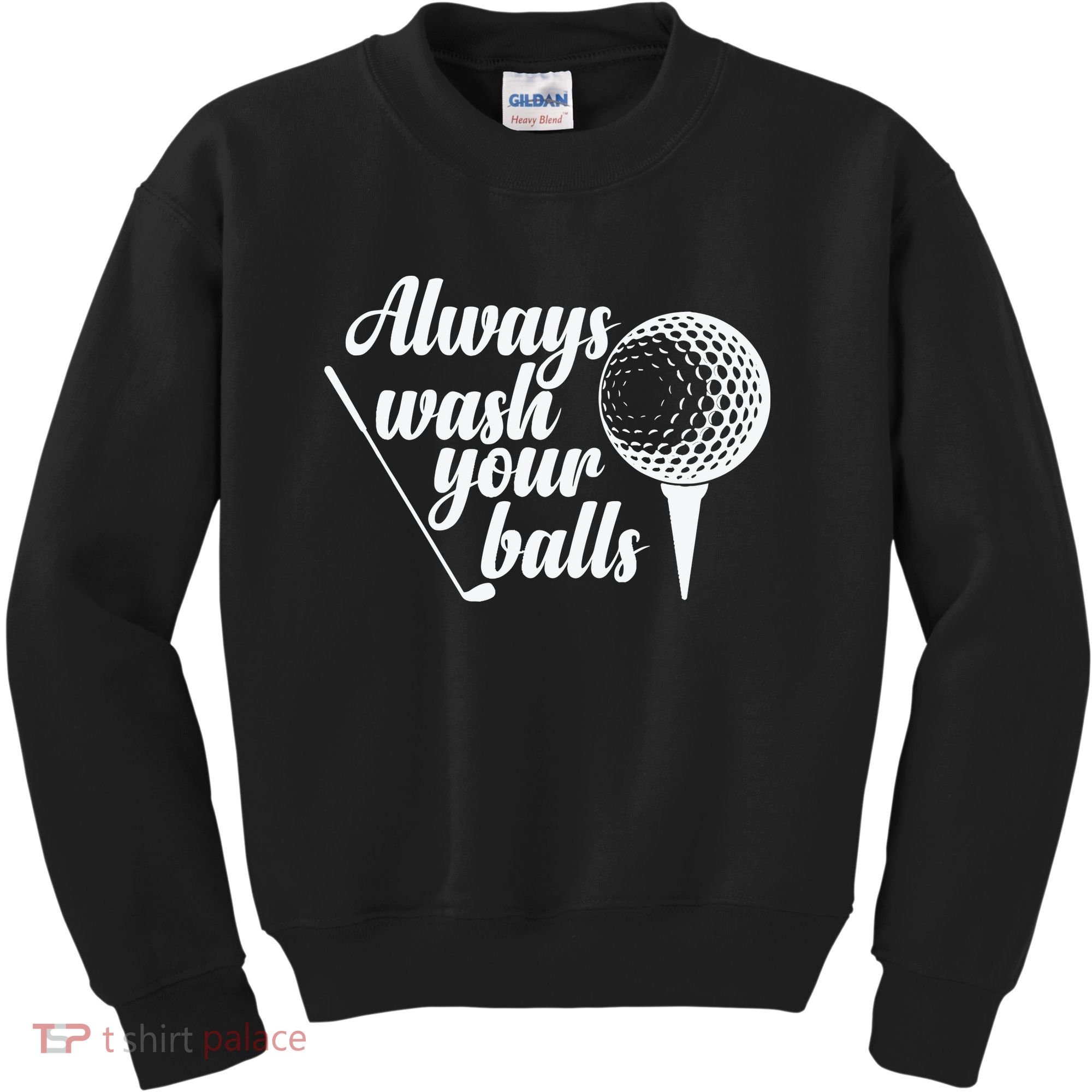 Always Wash Your Balls Golf Trendsport Kids Sweatshirt