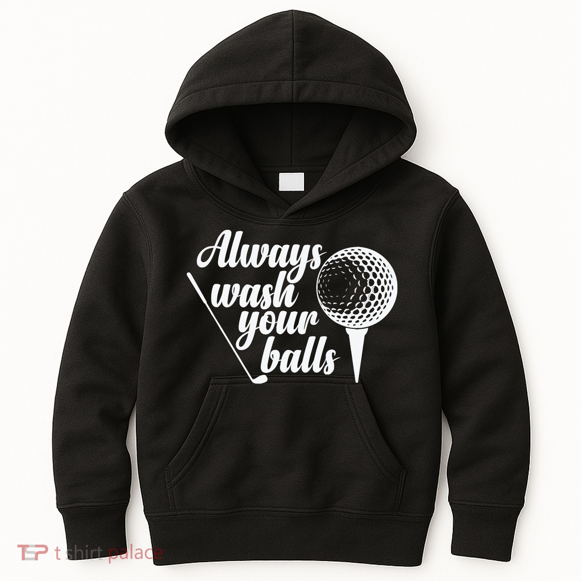 Always Wash Your Balls Golf Trendsport Kids Hoodie
