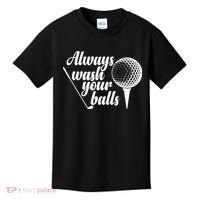 Always Wash Your Balls Golf Trendsport Kids T-Shirt thumb 0