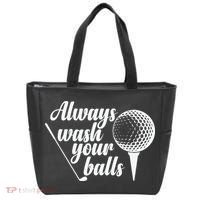 Always Wash Your Balls Golf Trendsport Tote Bag thumb 0