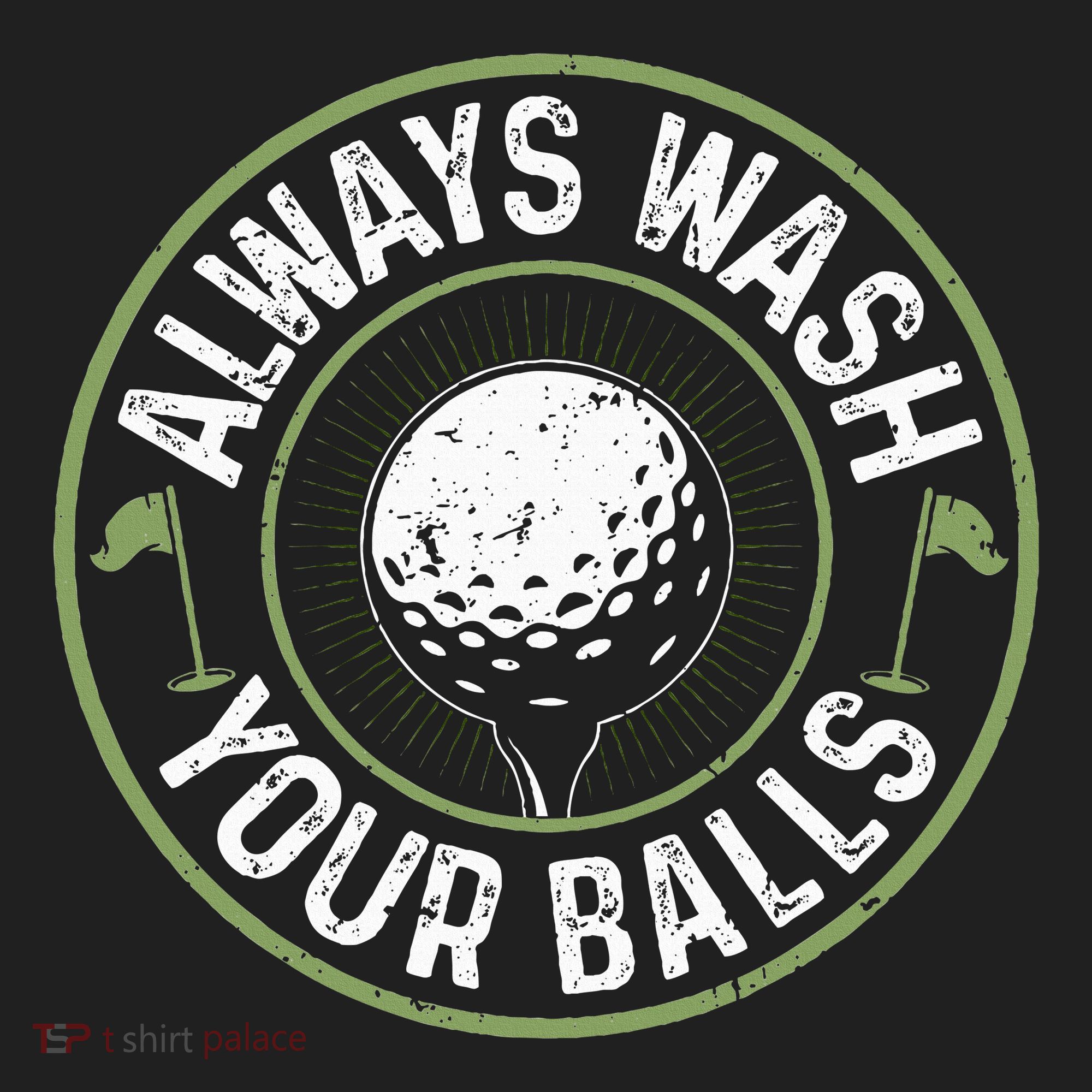 Always Wash Your Balls Golf Lover Golfer Golfing Life Women's Sweatshirt