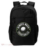 Always Wash Your Balls Golf Lover Golfer Golfing Life Backpack thumb 0
