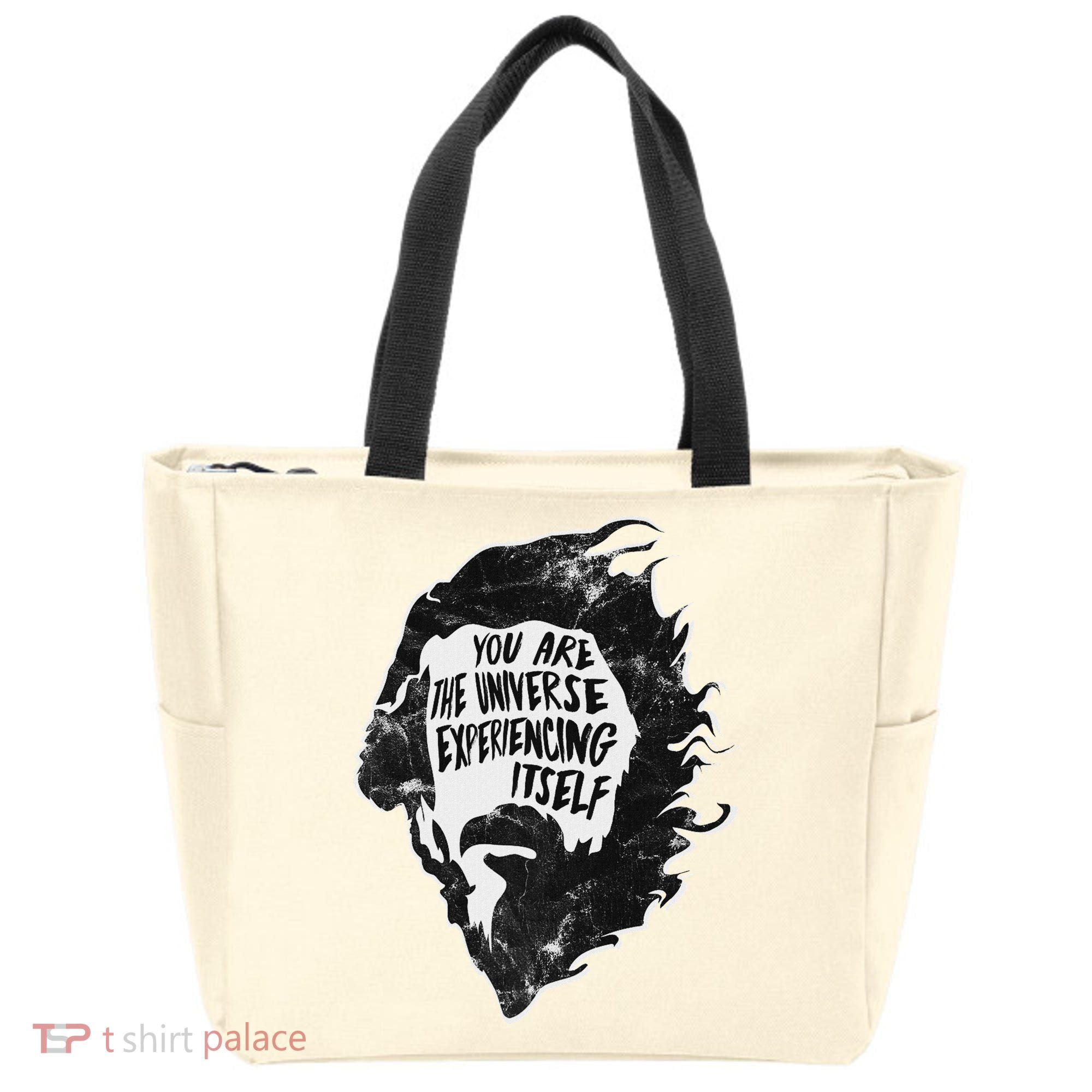 Alan Watts YouRe The Universe Experiencing Itself Tote Bag