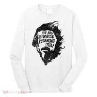 Alan Watts YouRe The Universe Experiencing Itself Long Sleeve Shirt thumb 0