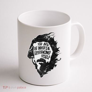 Alan Watts YouRe The Universe Experiencing Itself Coffee Mug back
