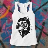 Alan Watts YouRe The Universe Experiencing Itself Women's Tank Top thumb 3