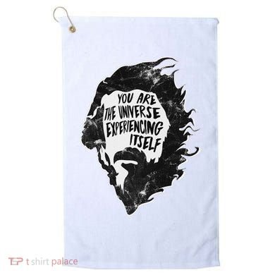 Alan Watts YouRe The Universe Experiencing Itself Golf Towel