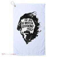 Alan Watts YouRe The Universe Experiencing Itself Golf Towel thumb 0