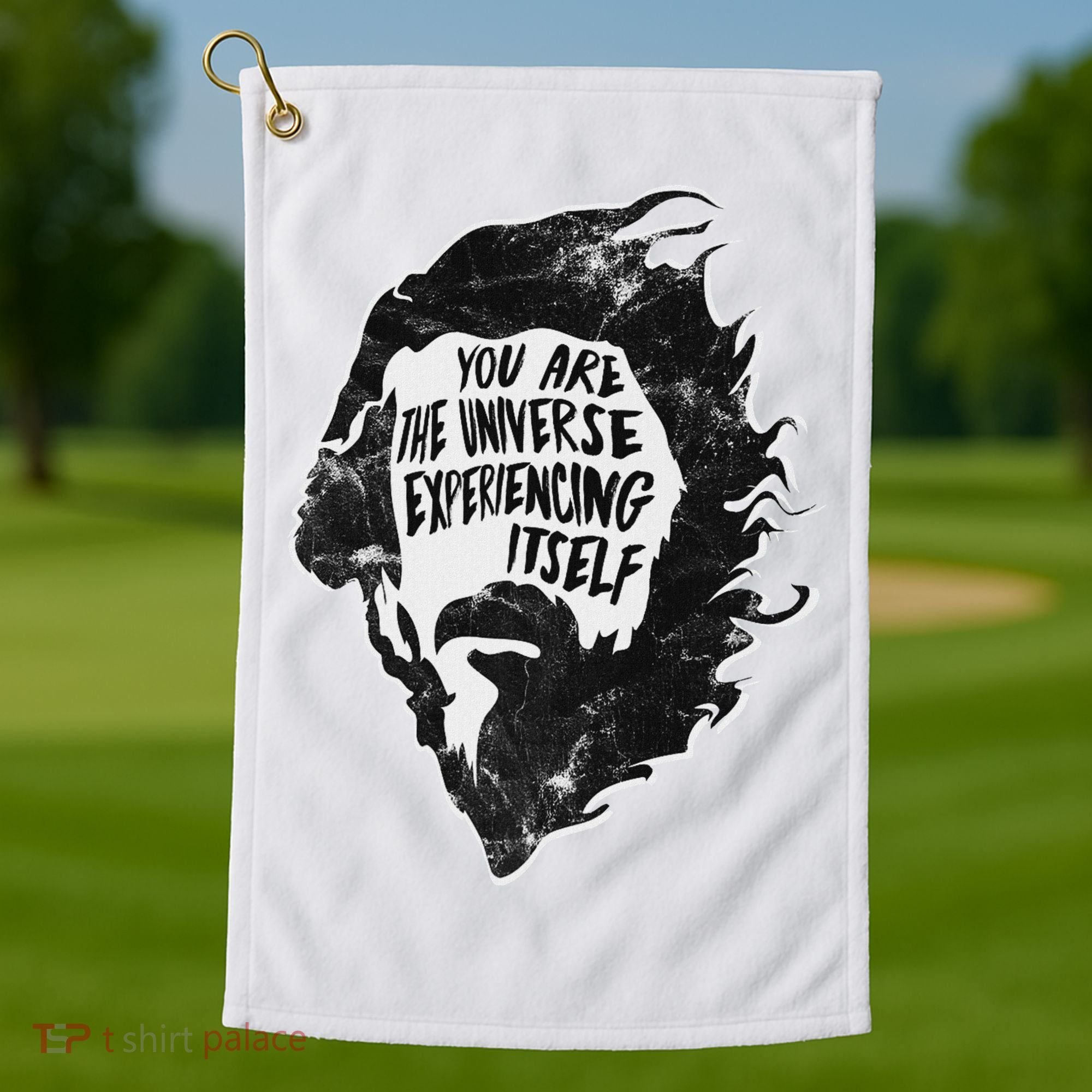 Alan Watts YouRe The Universe Experiencing Itself Golf Towel