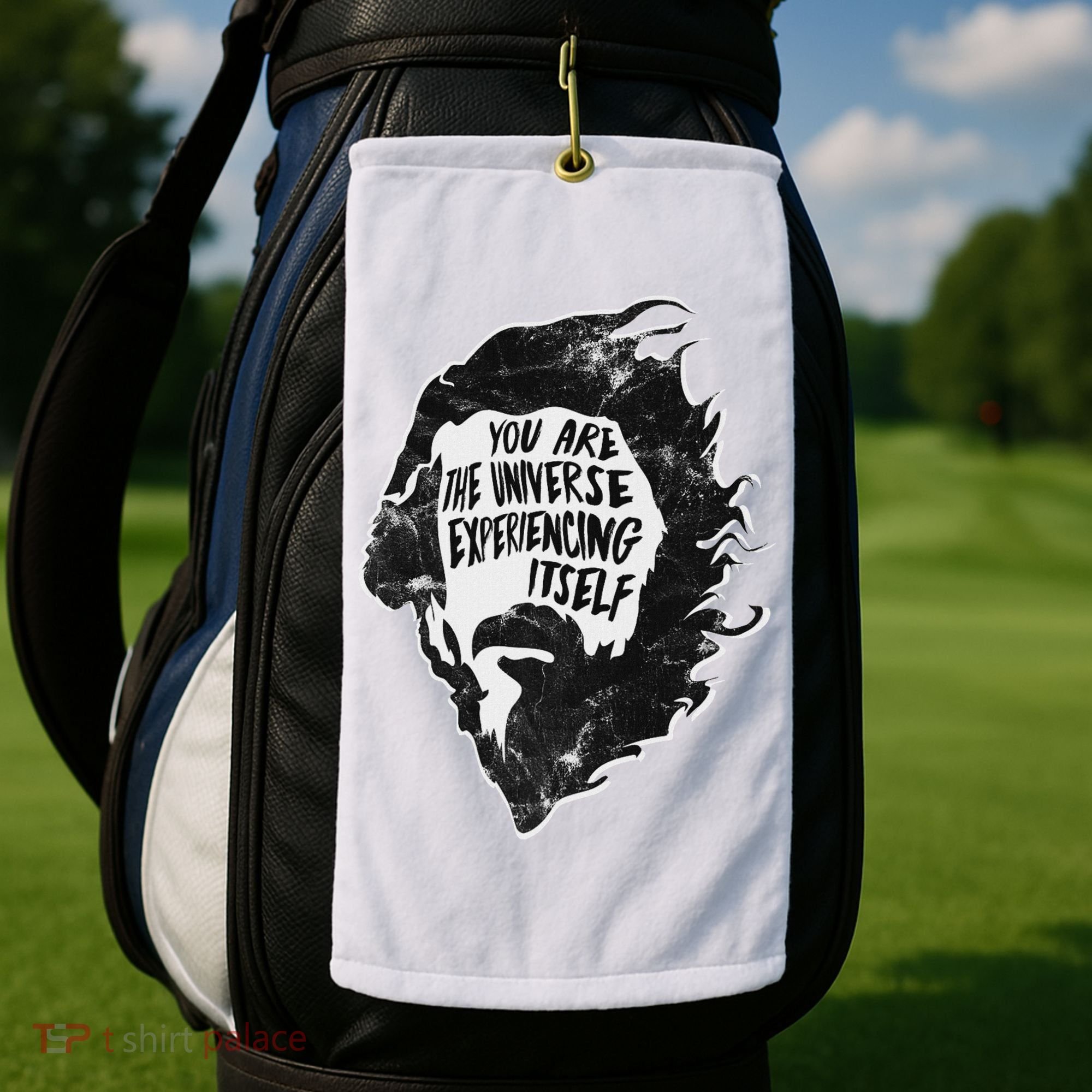 Alan Watts YouRe The Universe Experiencing Itself Golf Towel