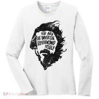 Alan Watts YouRe The Universe Experiencing Itself Women's Long Sleeve Shirt thumb 0
