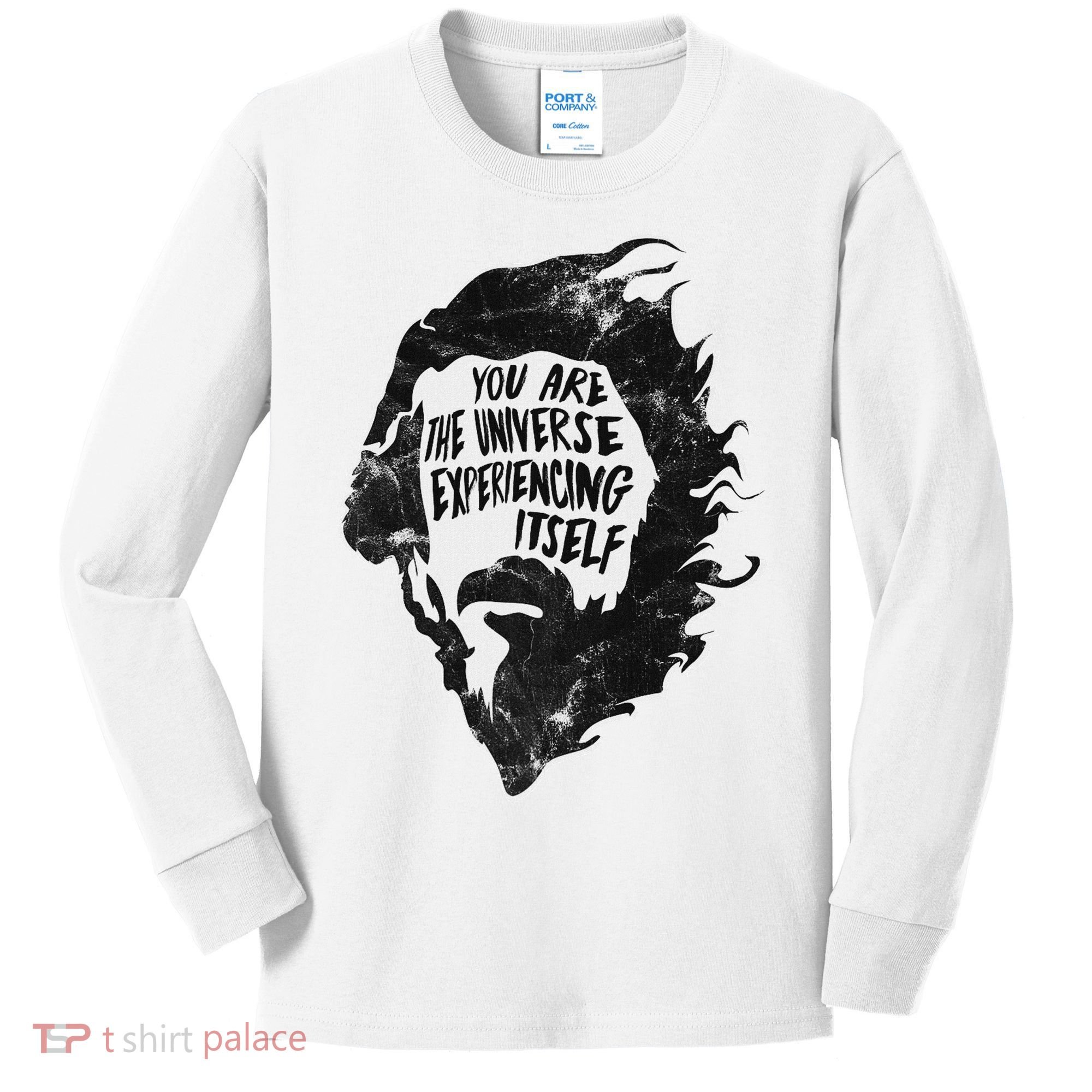 Alan Watts YouRe The Universe Experiencing Itself Kids Long Sleeve Shirt