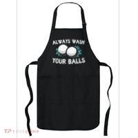 Always Wash Your Balls Golf Player Golf Lover Cute Awesom Apron thumb 0
