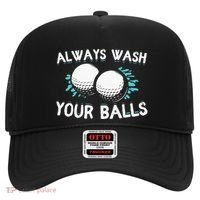 Always Wash Your Balls Golf Player Golf Lover Cute Awesom Hat thumb 0