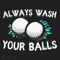 Always Wash Your Balls Golf Player Golf Lover Cute Awesom Hat thumb 2