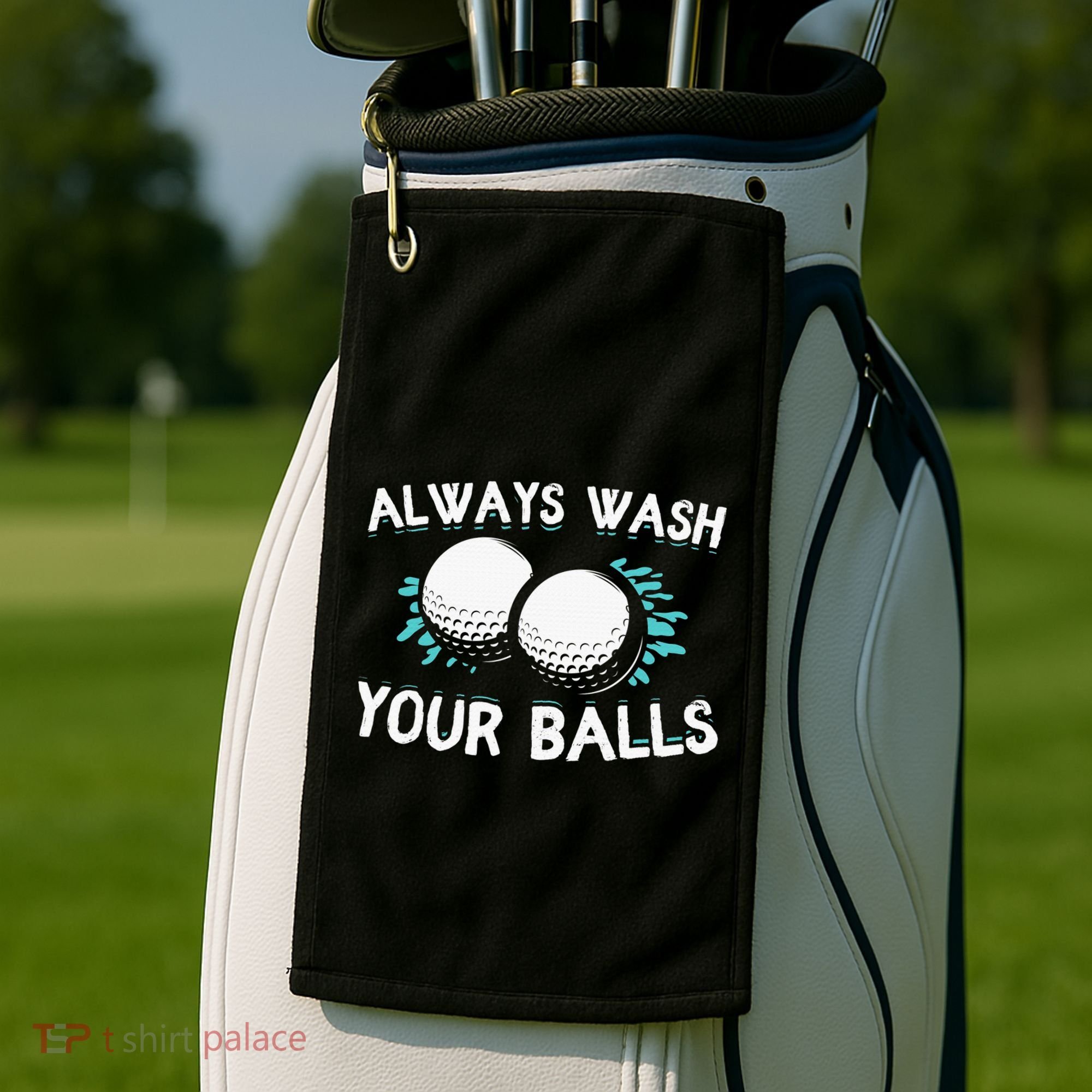 Always Wash Your Balls Golf Player Golf Lover Cute Awesom Golf Towel