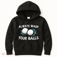 Always Wash Your Balls Golf Player Golf Lover Cute Awesom Kids Hoodie thumb 0