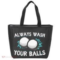 Always Wash Your Balls Golf Player Golf Lover Cute Awesom Tote Bag thumb 0