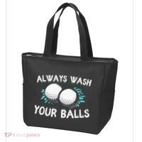 Always Wash Your Balls Golf Player Golf Lover Cute Awesom Tote Bag thumb 3