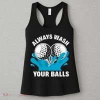 Always Wash Your Balls Funny Golf Women's Tank Top thumb 3
