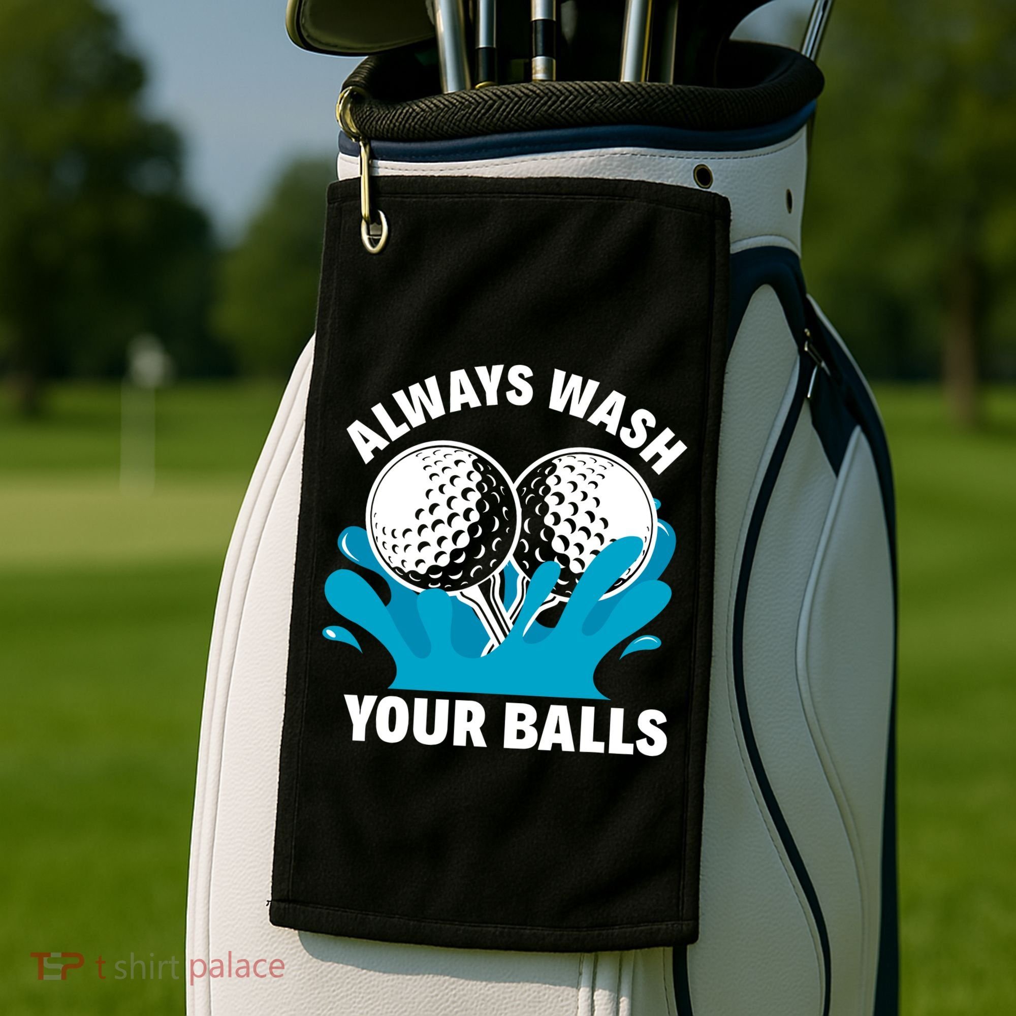 Always Wash Your Balls Funny Golf Golf Towel