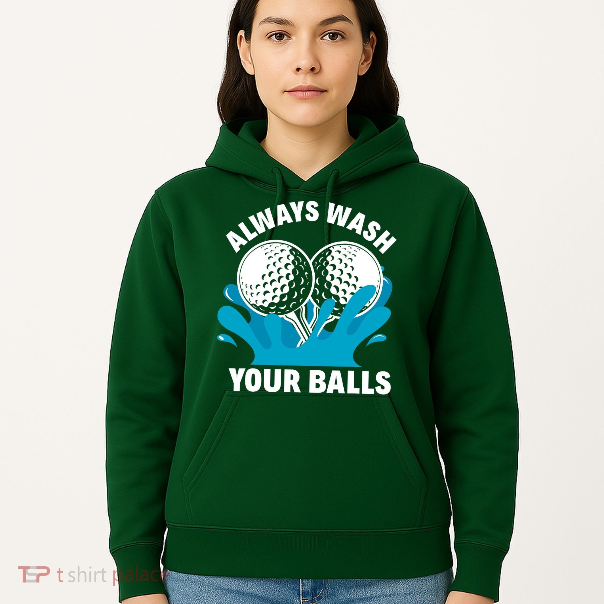 Always Wash Your Balls Funny Golf Hoodie