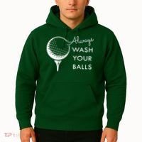 Always Wash Your Balls Funny Golf Hoodie thumb 2