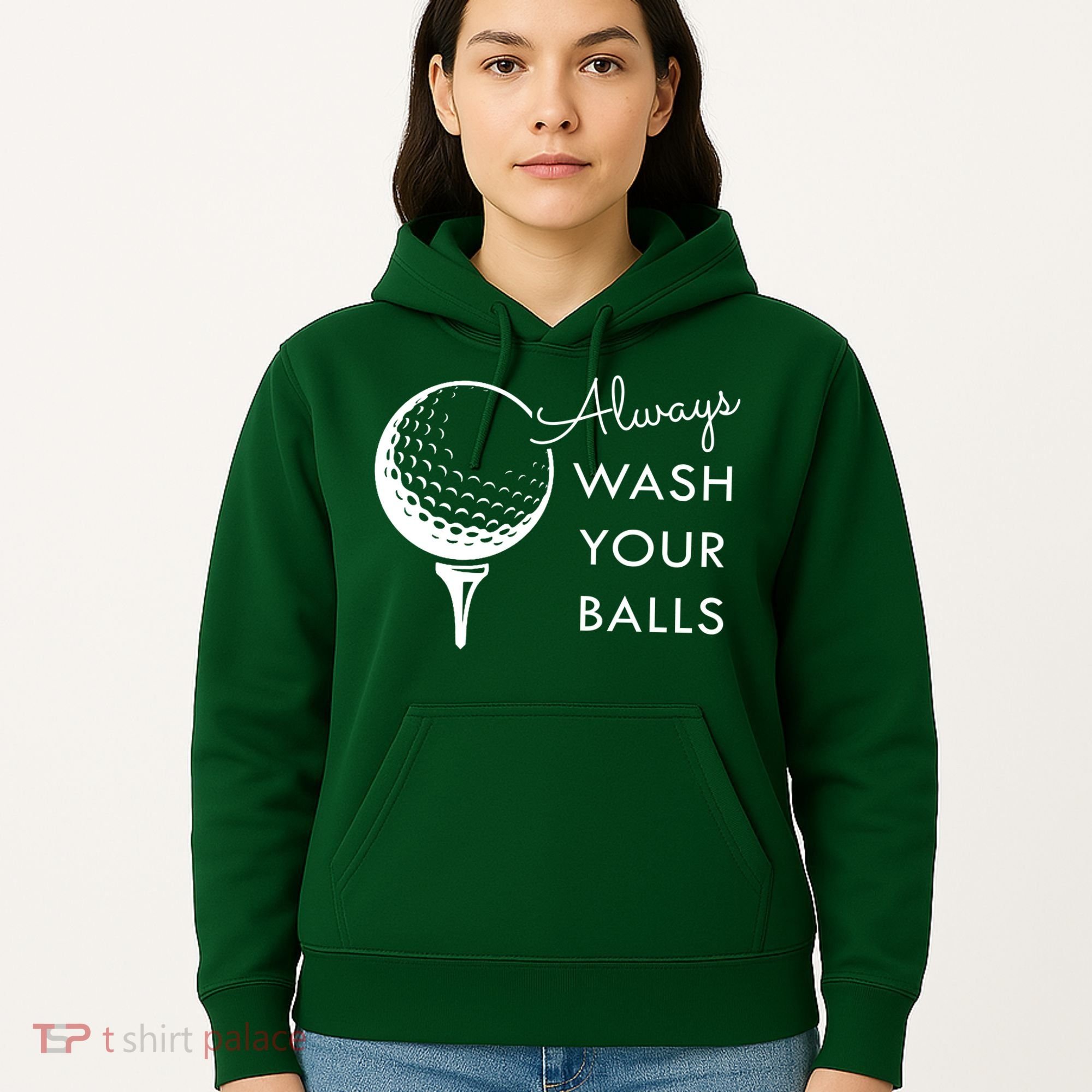 Always Wash Your Balls Funny Golf Hoodie