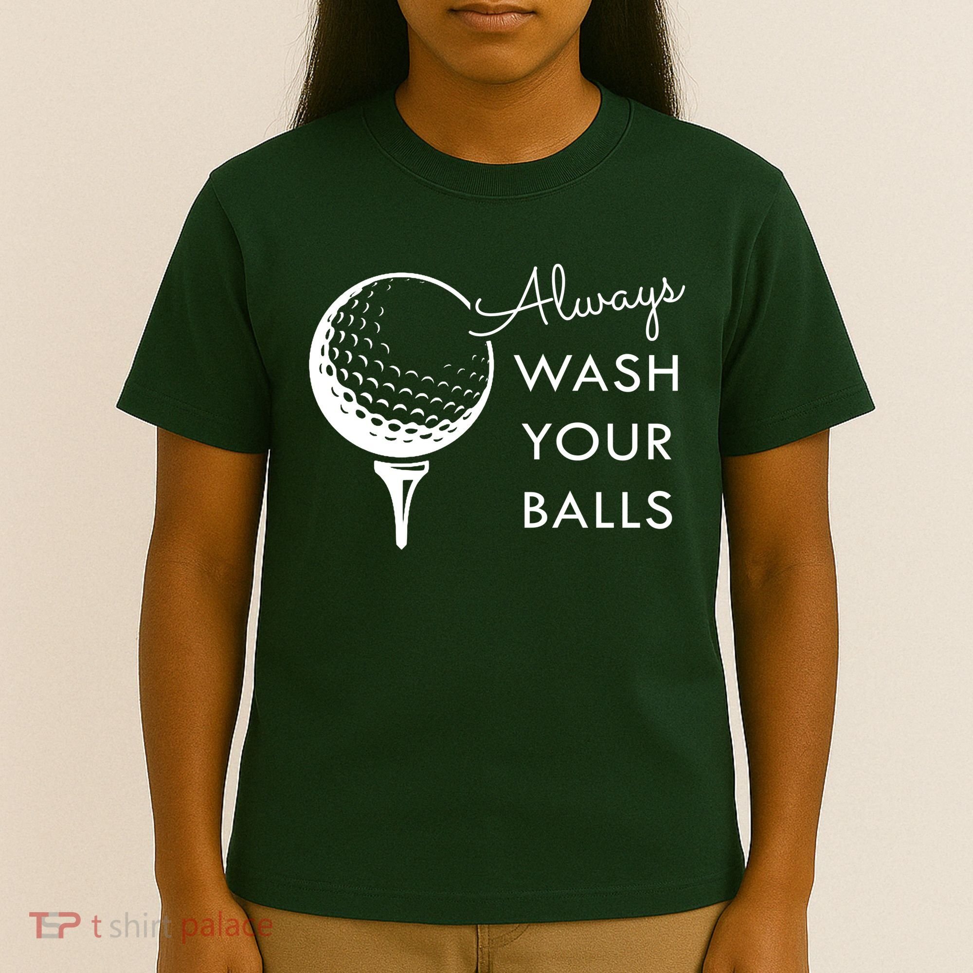 Always Wash Your Balls Funny Golf T-Shirt